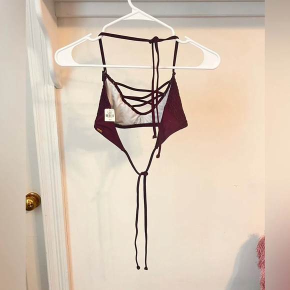 FINAL PRICE NWT Maroon Pink Victoria’s Secret Swimsuit Top - Picture 11 of 11